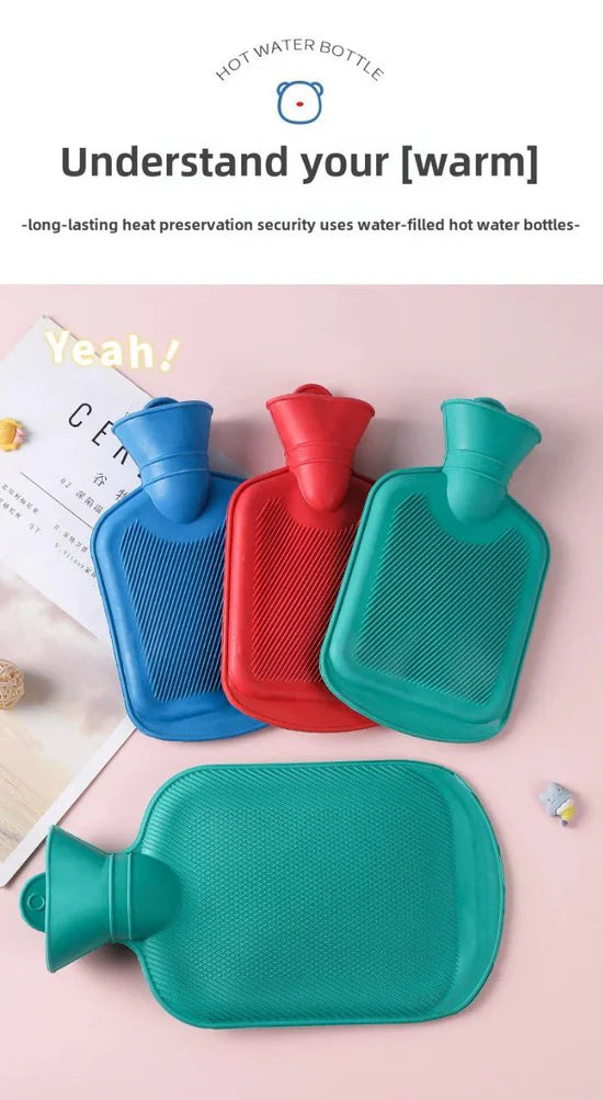 Sac Thermique Caoutchouc Bouillotte Eau Chaude قربة ماء ساخن حرارية مطاطية لتخفيف الألم