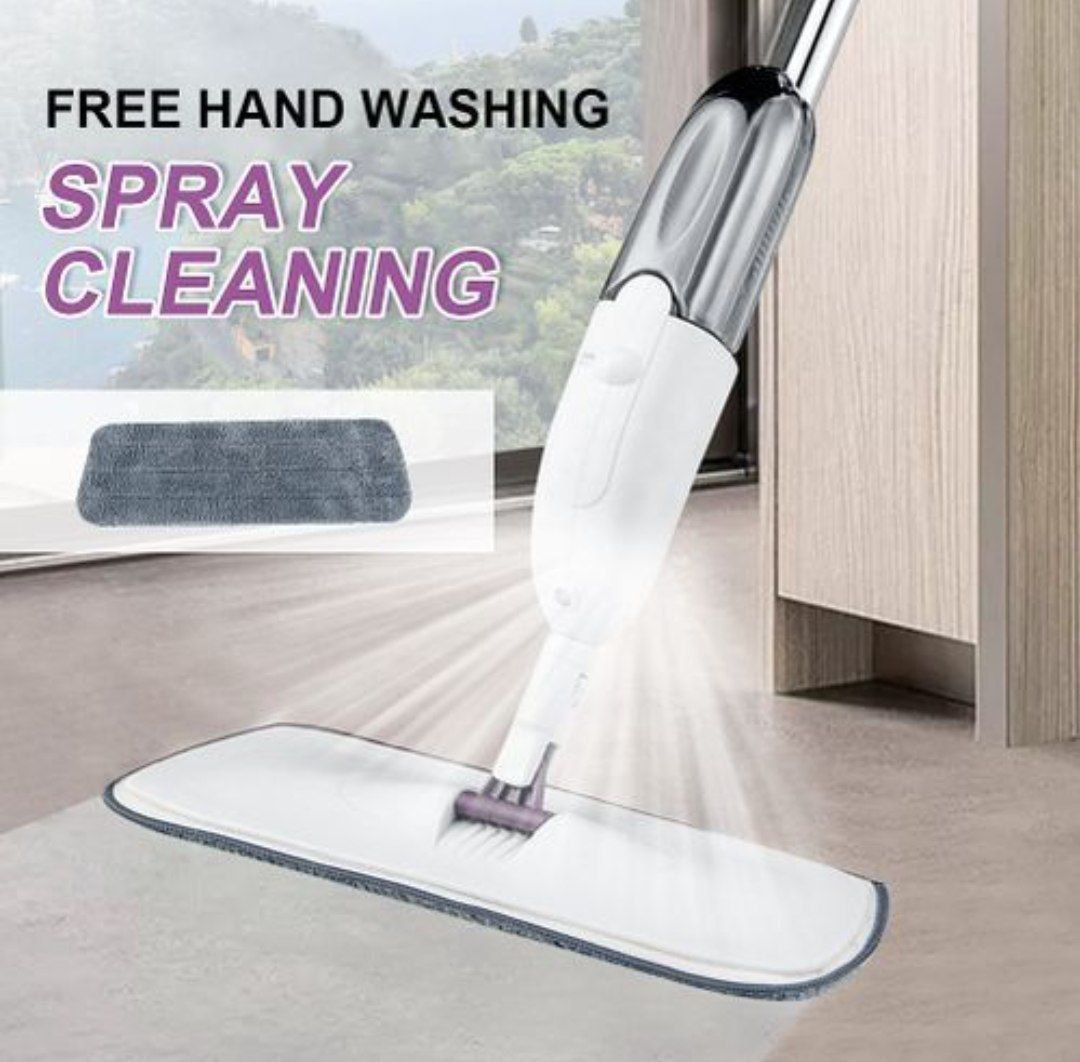 Nettoyeur Pulvérisation Multi-Fonction Healthy Mop Spray Balai مكنسة الرش