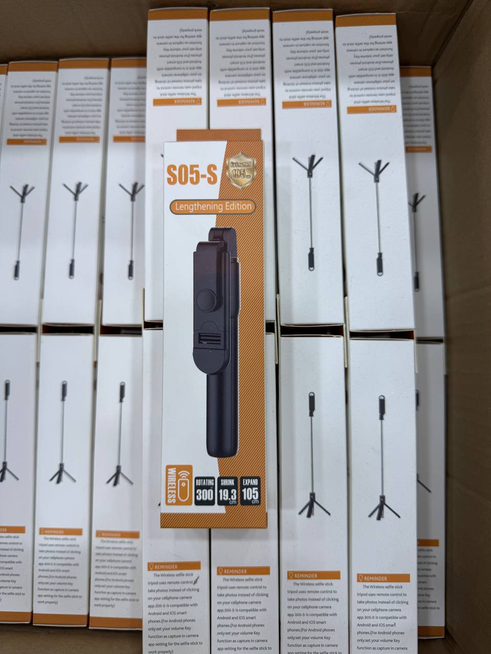 Perche à selfie et trépied portable S05-S Bluetooth عصا سيلفي وحامل ثلاثي القوائم محمول