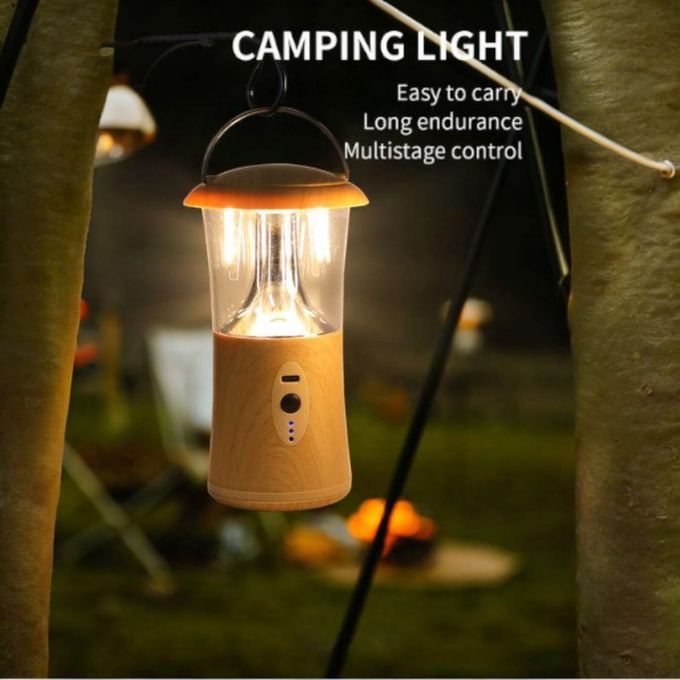Lampe portable avec crochet métallique مصباح محمول مزود بخطاف معدني للإضاءة الخارجية