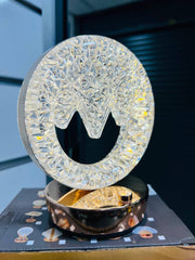 Lampe tactile rechargeable forme étoile brillante cristallisée