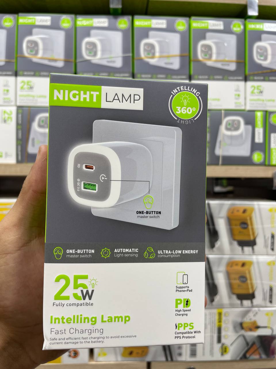 Fast charging 25W Night Lamp LED