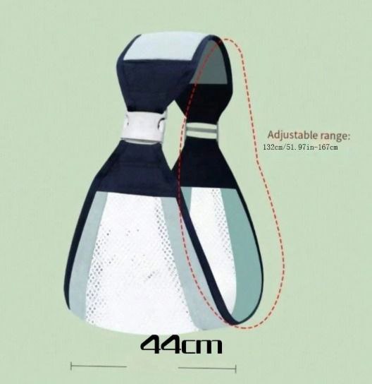 Porte-bébés pour nouveau nés Echarpe respirant حاملة أطفال حديثي الولادة قابلة للتهوية