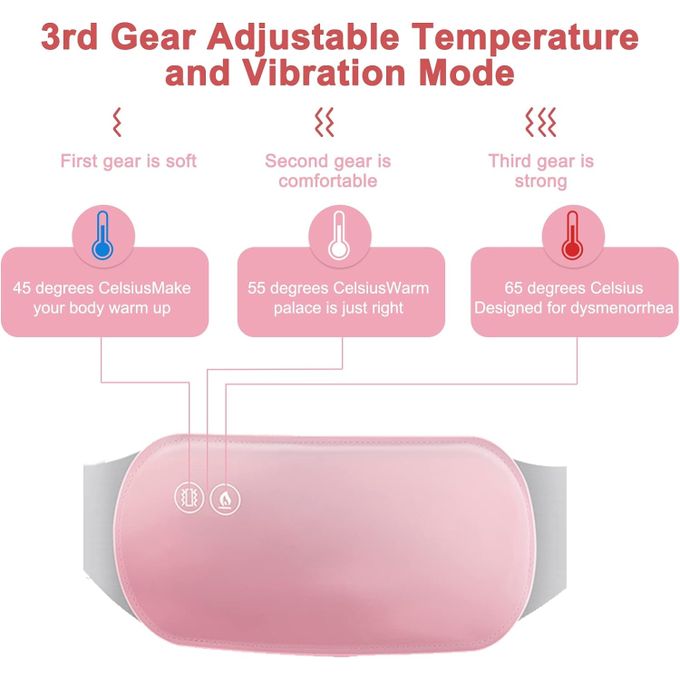 Ceinture chauffante soulagement crampes menstruelles حزام تسخين لتخفيف آلام الدورة الشهرية