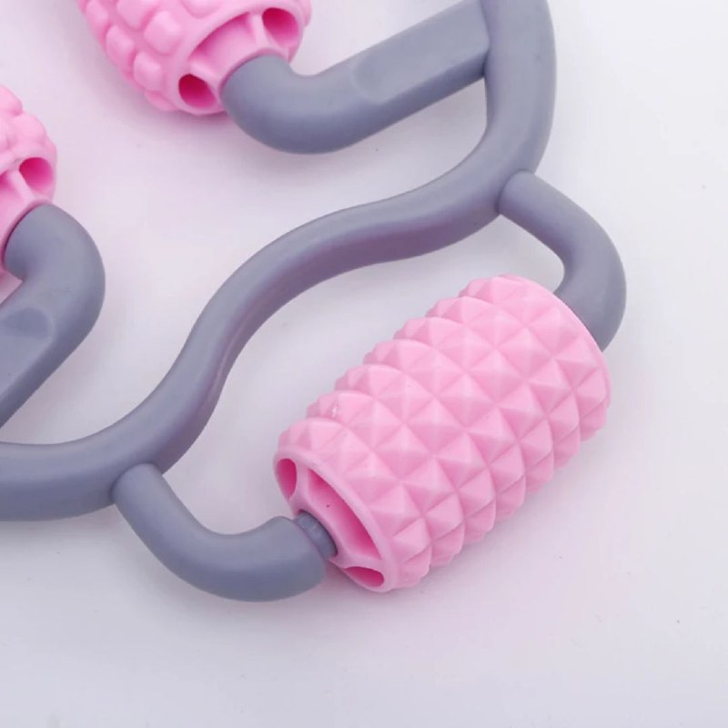 بكرة تدليك دائرية بتسع عجلات للساقين والجسم والظهر Rouleau de massage circulaire à 9 roues pour les jambes, le corps, le dos