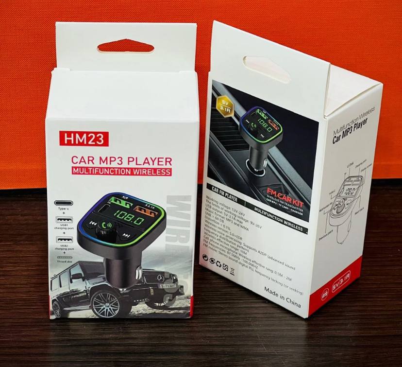 FM Car Kit HM23 Car MP3 Player Multifunction Wireless FM Transmitter