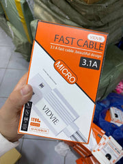 Fast charging cable 3.1A MICRO VIDVIE VI-C510 1200mm