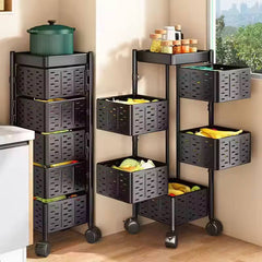 عربة تخزين متعددة الوظائف Chariot de rangement multifonctionnel