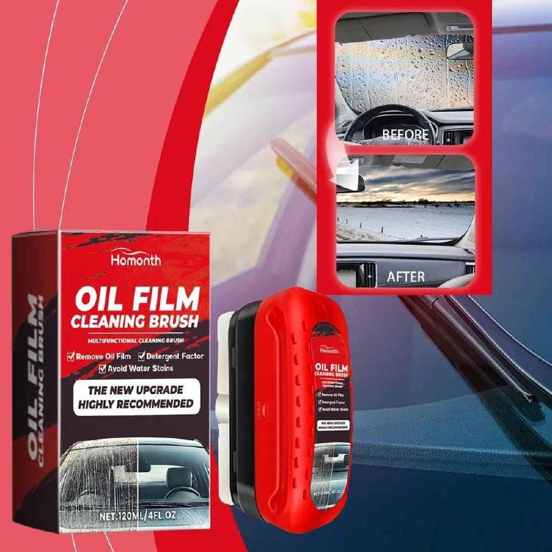 Brosse de nettoyage de film d'huile pour automobile فرشاة تنظيف طبقة زيت السيارة