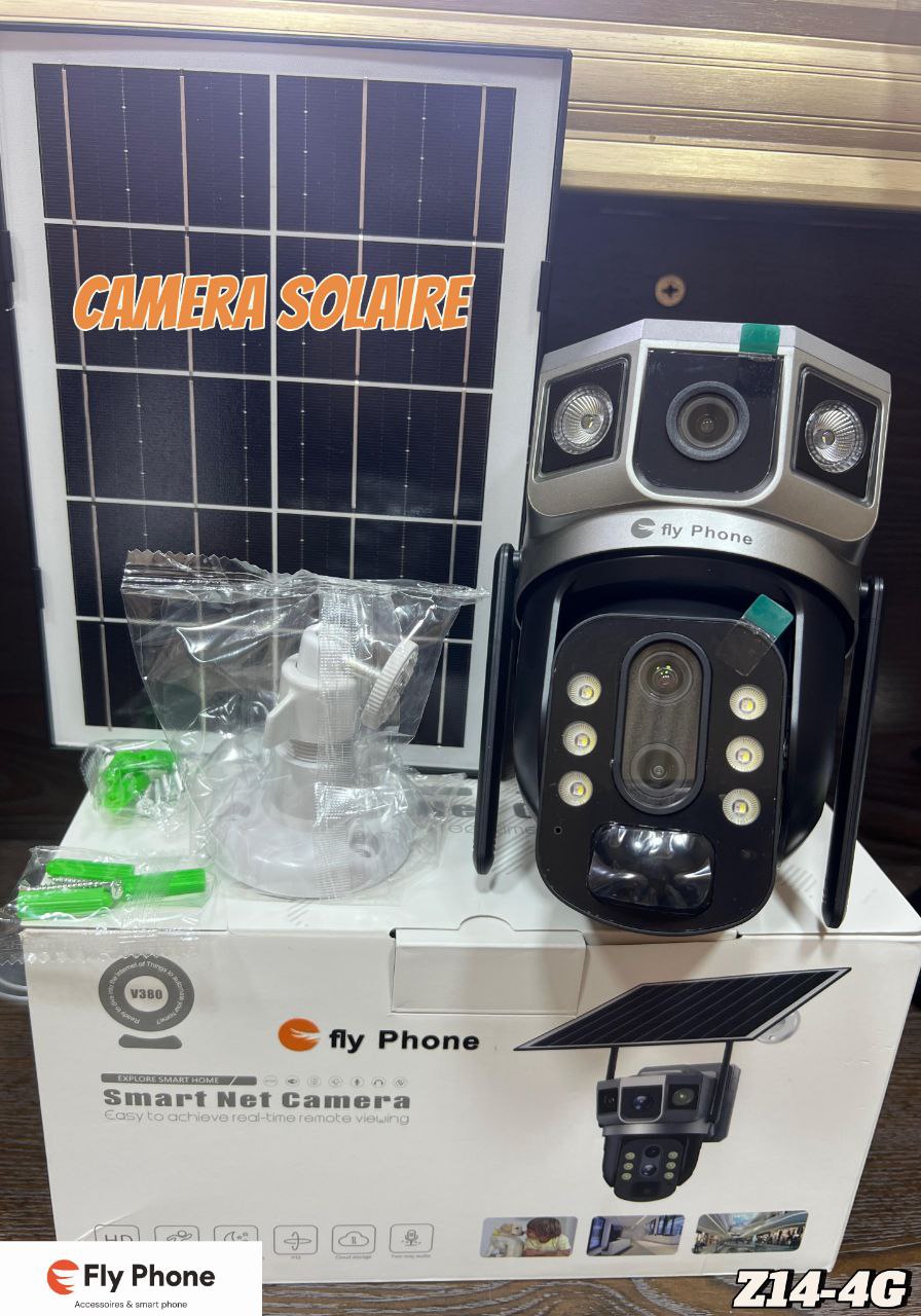 كاميرات بالطاقة الشمسية CAMERA SOLAIRE CARTE SIM 4G Android IOS 4K FULL HD