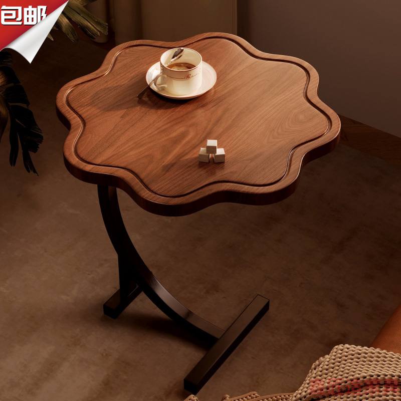 Table D'appoint Support en Forme de C طاولة جانبية على شكل حرف C
