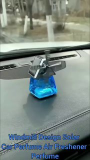 معطر جو للسيارة Car perfume air freshener désodorisant de voiture à énergie solaire
