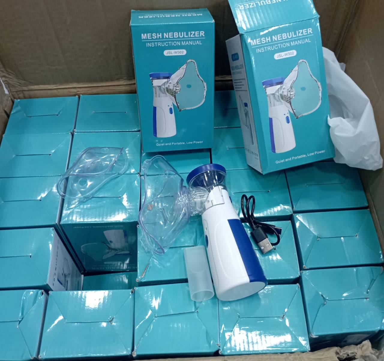 JSL-W302 ضاغط هواء طبي محمول للأطفال والبالغين Compresseur d'air médical portable pour enfants et adultes,atomisor de toux