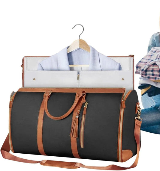 Sac de rangement pliable pour vêtements, sac de voyage étanche, sangles internes, poignées amovibles, حقيبة تخزين ملابس قابلة للطي، حقيبة سفر مقاومة للماء
