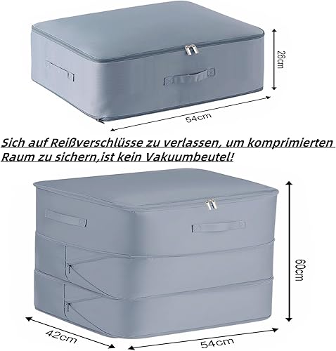 منظم الاغطية قابل للزيادة والنقصان حقيبة تخزين ذاتية الضغط للألحفة والملابس Sac de rangement auto-comprimant pour couettes et vêtements