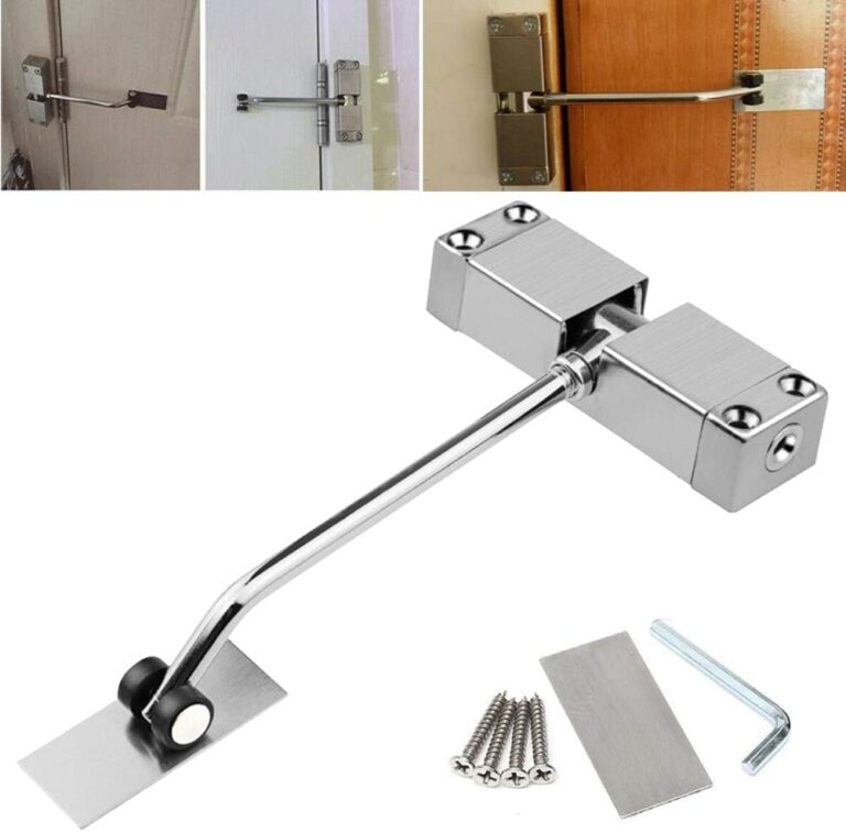 Ferme-Porte Automatique Réglable en Acier Inoxydable