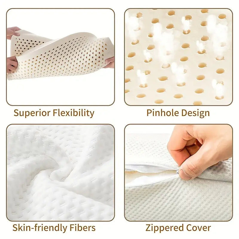 وسادة لاتكس فاخرة مقاومة للحساسية Oreiller en Latex