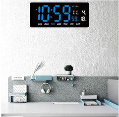Horloge murale numérique avec télécommande