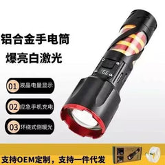 Mini lampe de poche LED Rechargeable par USB, forte puissance, مصباح يدوي LED صغير قابل لإعادة الشحن عبر USB
