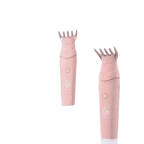 ELECTRONIC FRAGRANCE DIFFUSER مبخر الشعر الاكتروني مبخرة كهربائية صغيرة الحجم مع موزع روائح محمول وقابل لإعادة الشحن عبر Brûleur d'Encens Électrique Mini Peigne Diffuseur d'Arômes Portable Rechargeable par USB