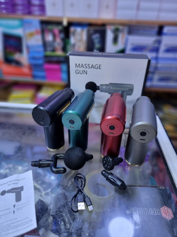 مسدس التدليك الاحترافي 4في 1 Pistolet de massage professionnel 4 en 1