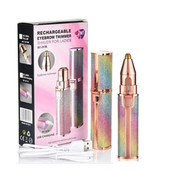 Rechargeable eyebrow trimmer