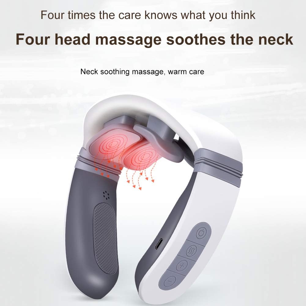 Cervical spine Massager Neck Protector مدلك العمود الفقري العنقي حامي الرقبة ذكي تدليك متعدد الأوضاع