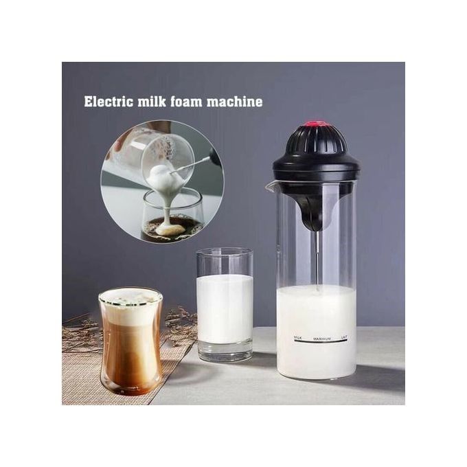 خافق حليب كهربائي MF2B milk chaker Mousseur à Lait Automatique avec Bouton de Mélange de Lait et Café