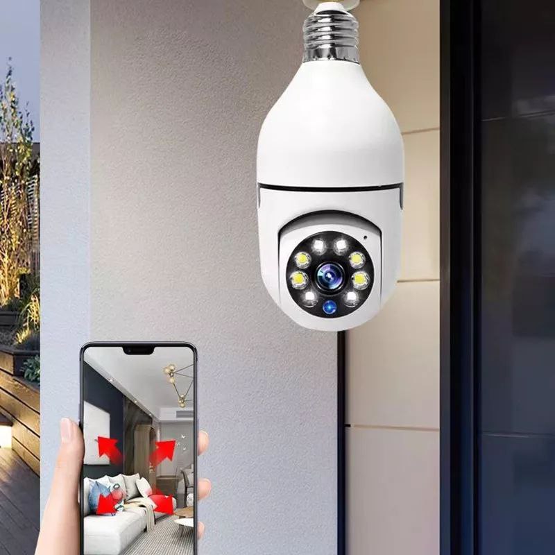 Wifi Smart Bulb Camera 360 كاميرا مراقبة ذكية بدوران 360 V380