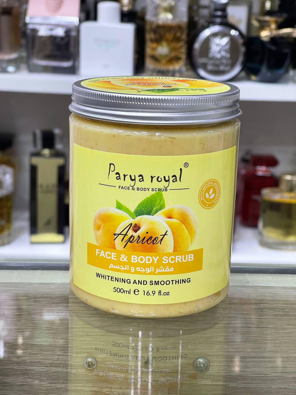 Parya royal Face et Body Scrub-Apricot 500 Ml