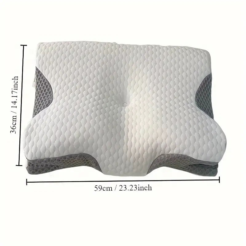 وسادة رقبة من إسفنج الذاكرة على شكل فراشة Oreiller cervical en mousse