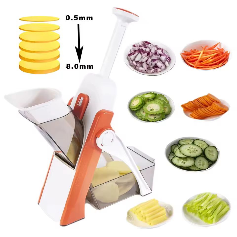 Mandoline multifonctionnelle pour couper les légumes, trancheuse, accessoires de cuisine essentiels