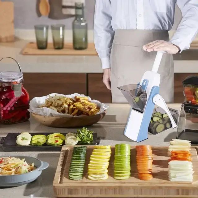 Mandoline multifonctionnelle pour couper les légumes, trancheuse, accessoires de cuisine essentiels