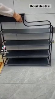 منظم احذية متوفر لون اسود فقط