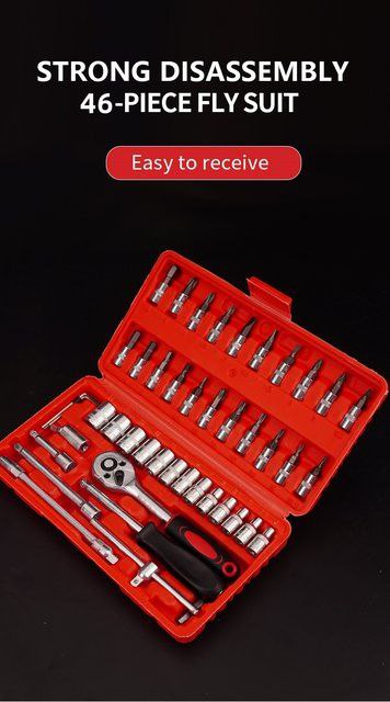 Ensemble de 46 outils de réparation automobile