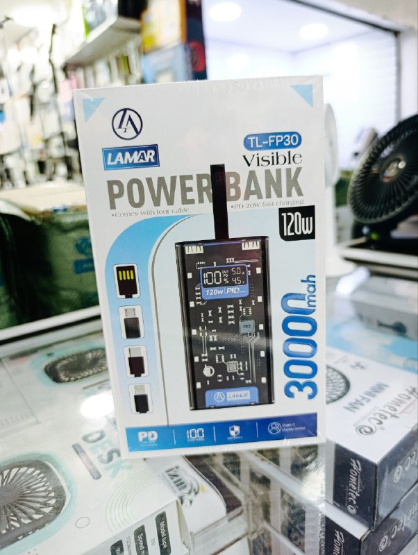 Power bank fast 120W 30000mah Original TL-FP30