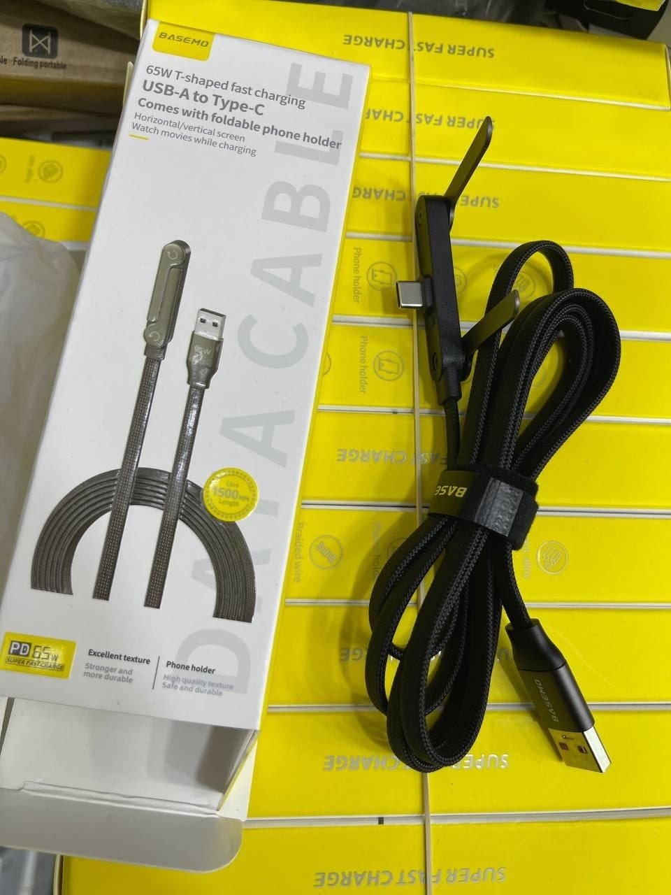كابل شحن USB-C إلى USB-C Câble de charge USB-C vers USB-C de 240 W