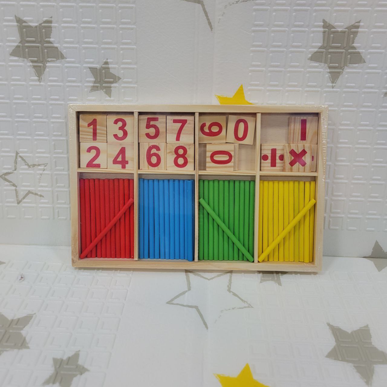Montessori, jouet de maths de boîte de tiges de comptage, jouets d