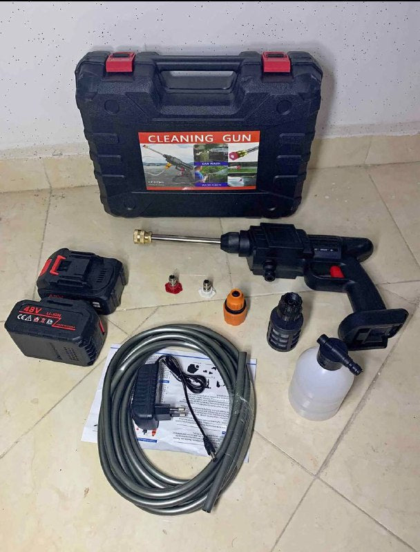 Pistolet nettoyeur haute pression sans fil de 48V مسدس غسيل الضغط اللاسلكي 48 فولت