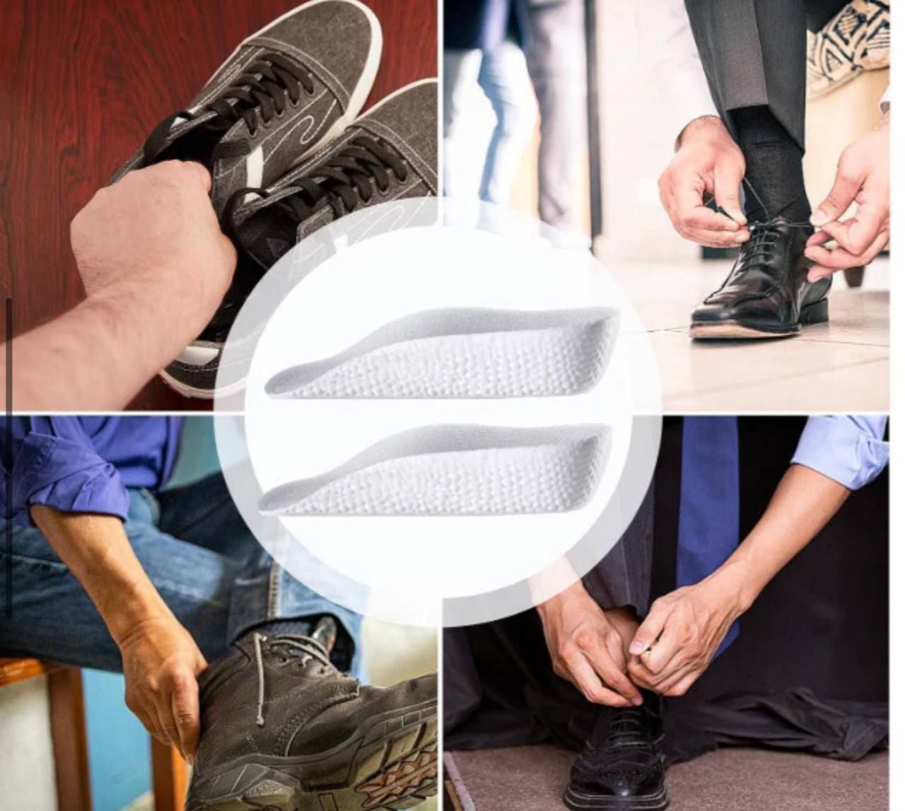 نعال تقويمية لزيادة الطول، نعال تقويمية لزيادة الطول Semelles orthopédiques à hauteur augmentée, semelles orthopédiques