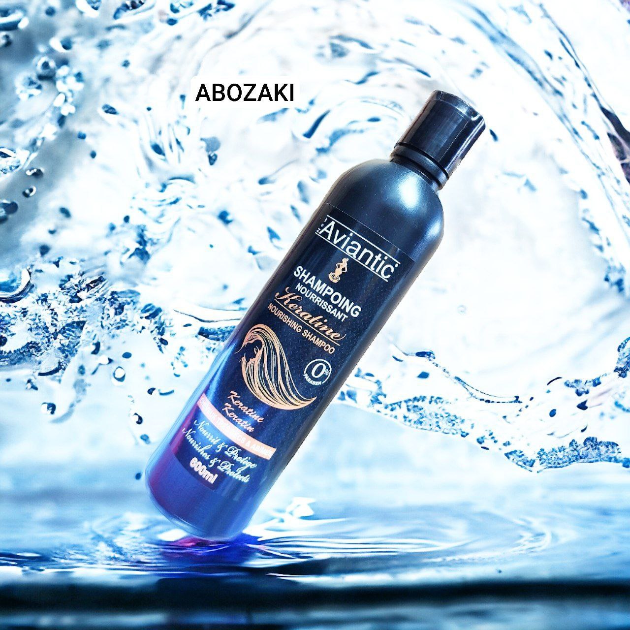 شامبو Aviantic بالكيراتين 600ml Shampooing