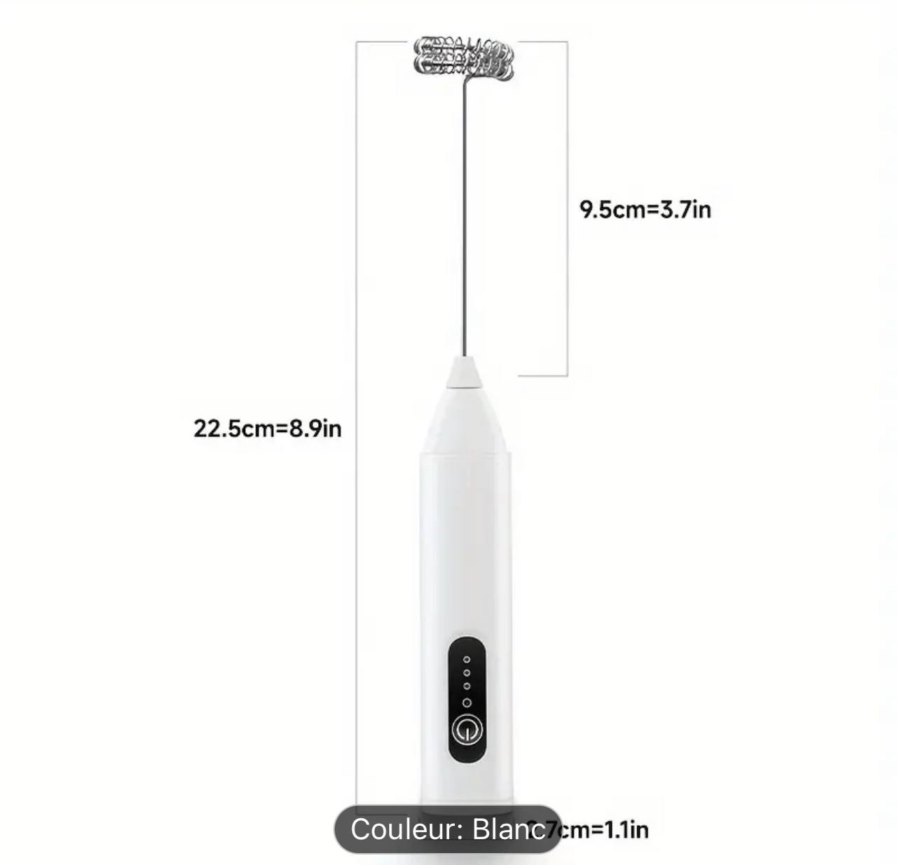 مخفق الحليب الكهربائية المحمولة القابلة لإعادة الشحن عبر USB