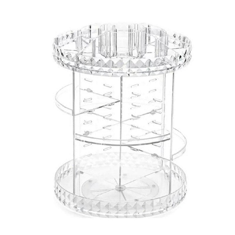 منظم المكياج القابل للدوران 360 درجة الحجم الكبير Rotating Makeup Organizer Box