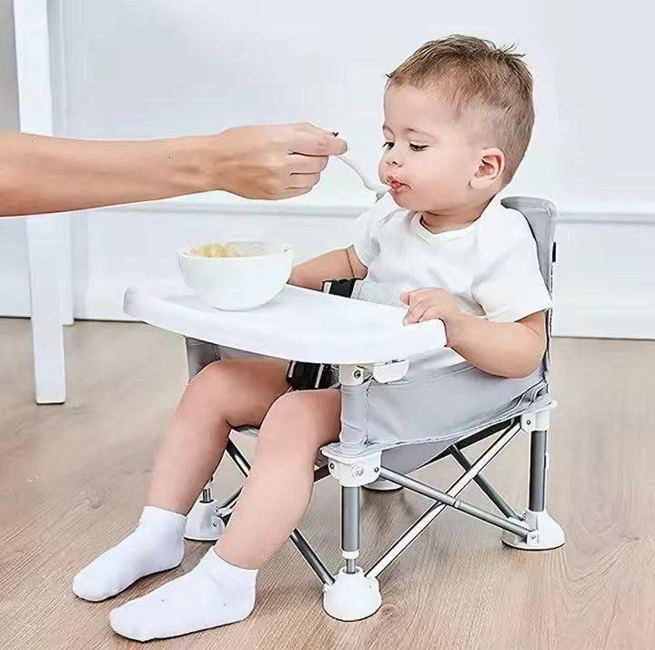 Siège d'appoint portable pour bébé sans BPA avec plateau amovible
