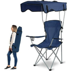 Premium Auto-Folding Canopy Chair كرسي التخييم الفاخر بالمظلة الأوتوماتيكية