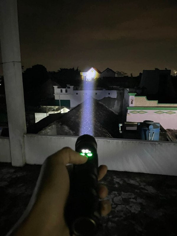 مصباح يدوي بضوء ساطع متعدد الوظائف 3في1 Lampe rechargeabble
