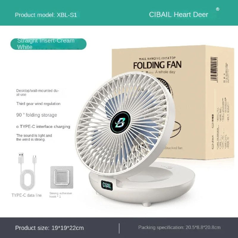 Wall hanging desktop folding Fan