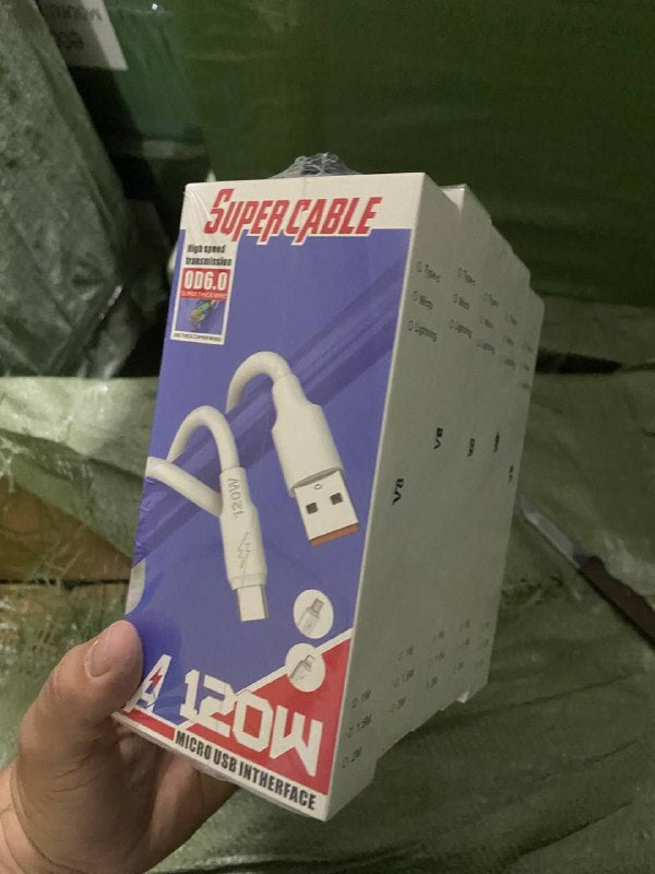 Super cable 120W Micro USB Interface