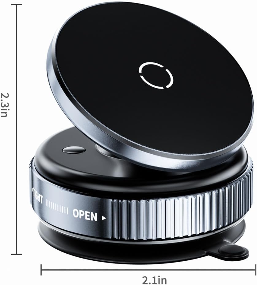 حامل هاتف مغناطيسي دوار 360 درجة Support Téléphone Magnétique Magsafe 360° Rotatif à Ventouse