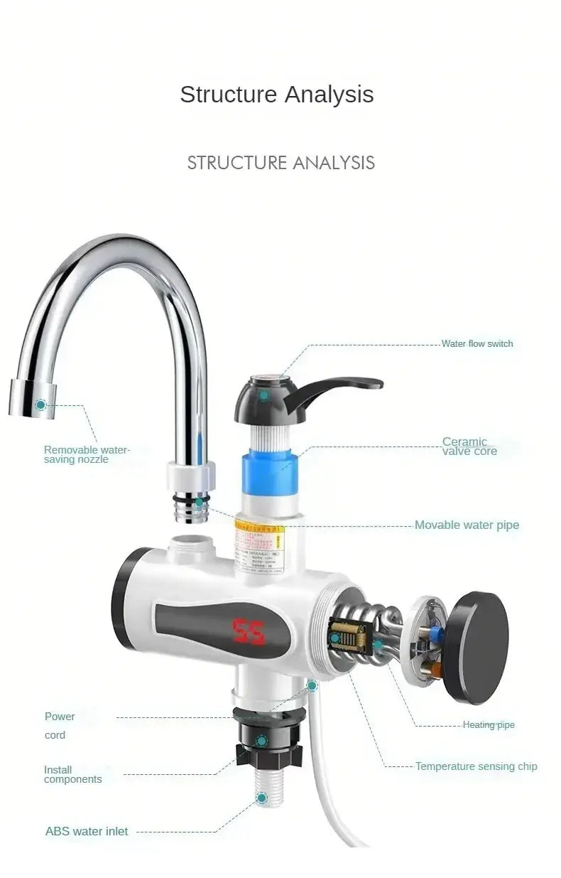 صنبور كهربائي لتسخين الماء فوراً Electric faucet